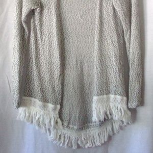 Super Cute Gray and White Sweater